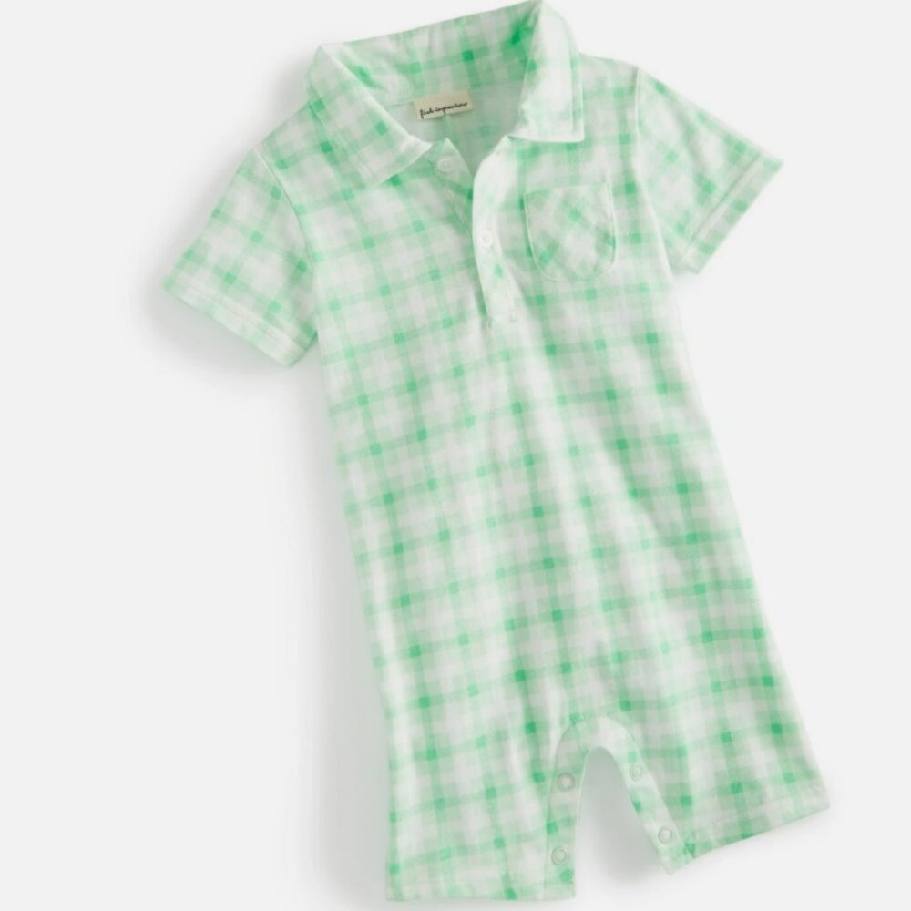 NWT First Impressions Baby Boys Friendship Plaid Sunsuit